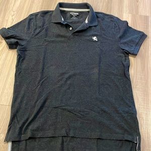 Black express polo shirt